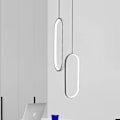 Miniatyrbillede 3 af 5: 16cm Enkelt Design Hængende Lampe Aluminium Geometrisk LED