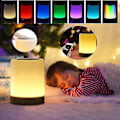 Miniatyrbillede 4 af 4: Ny LED Smart Touch Natlampe Bordlampe