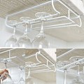 Miniatyrbillede 3 af 5: 2 Pak Under Shelf Stemware Vinglas Holder Opbevaring