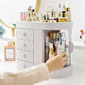 Miniatyrbillede 3 af 4: Transparent Makeup-æske Vandafvisende Dressing Desktop Organizer