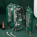 Miniatyrbilde 4 av 5: Ørepyntdisplay, Kosmetikkoppbevaringsboks, Foldbar Organizer