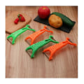 Miniatyrbillede 2 af 5: Grøntsags- og Frugtpille, Julienne-Skærer, Skivemaskine, Skrællekniv, Køkkenredskab (2 stk., Multifarvet)