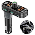 Pikkukuva 1 / 5: Bluetooth FM-lähetin autoon, Bluetooth 5.0 auton sovitin langaton radio auton vastaanottimen sovitinsetti