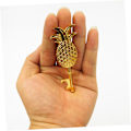 Miniatyrbild 6 av 8: 3 set Öppnare Ananas Flasköppnare Legering med Rep Hängande Bröllop 2st*3