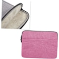 Miniatyrbillede 5 af 8: Beskyttende taske til bærbar computer 15,6'' Laptop Sleeve Case Bærbar Taske Lynlås Enkel Stilfuld Rosafarvet
