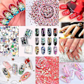 Miniatyrbild 3 av 4: Ansiktsglitter Chunky 24 Ask Sequiner Regnbågsfjällar DIY