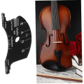 Miniatyrbillede 4 af 5: Violinbro, 4/4 Violinbro Fingerbrætsskraber Kulfiber Sort Multifunktionel Skabelon Reparationsreferenceværktøj (sort 1 stk)