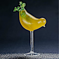 Miniatyrbillede 3 af 4: Fugleformet Cocktailglas 5 Oz/150 Ml 2 stk Unikt Champagneglas 2 stk Glasvarer Velegnet