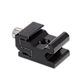 Miniatyrbild 5 av 5: Blixtfäste för Hot Shoe, Stativfäste, Adapter, Utlösarhållare, Kamera Tillbehör (2 stycken, Svart)