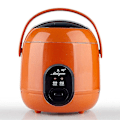 Miniatyrbillede 1 af 4: 1,2l Mini Elektrisk Riskoge Gryde Opvarmning Mad Dampkoger Pot