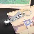 Miniatyrbillede 2 af 4: Foldbar Negleklipper i Rustfrit Stål - Ultra Tynd med Nøglering