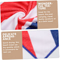 Pikkukuva 7 / 8: Matkailu Pyyhe Union Jack -kuvio Pieni Rantapyyhe Nopeasti Kuivuva Kompakti Kesään