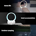 Miniatyrbillede 4 af 4: Bluetooth Ring Natlampe Højttaler Farveskiftende Bærbar