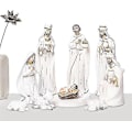 Miniatyrbilde 1 av 5: Julekrybbe Sett For Innendørs, Harpiks Julekrybbe Sett Med Figurer, Julekrybbe Scene Figur Statuett Julekrybbe Sett Dekorasjon