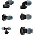 Miniatyrbillede 4 af 4: Vandtank Trådadapter Utility Tap Vandtank Slange Adapter Forbindelsesværktøj, Have Grov Vandtank Slangeforbindelse, Gevind Slangeforbindelse