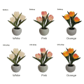 Miniatyrbillede 3 af 4: Tulipan Blomst LED Stikkontakt Væggenatlys Hjemmeindretning Gave