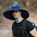 Pikkukuva 3 / 5: Super Laaja Reuna Bucket Hat Upf50+ Vedenkestävä Aurinkohattu Kalastukseen Vaellukseen Leirintään C06*navy Blue
