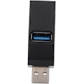Pikkukuva 1 / 8: Kolminkertainen USB-porttikeskitinjakaja USB-sovitintelakkateline näppäimistölle Kannettava datakeskitin