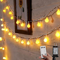 Miniatyrbillede 1 af 5: Globe Ball Lysstreng 100m 800leds Feelysslyng 8 Tilstande Fjernbetjening