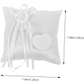Miniatyrbillede 2 af 8: Unik Blomsterdesign Pude Vielsesring Pudeholder til Bryllup Bryllup