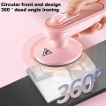Miniatyrbilde 2 av 5: 1 stk damp/tørr håndholdt mikro dampstrykejern klær dampmaskin mini strykejern rask rynkefjerning for husholdning sovesal reise rose EU