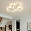 Miniatyrbilde 4 av 5: LED Taklampe Sirkel Ring Nordisk Gull Akryl Stue