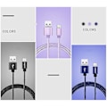 Miniatyrbillede 2 af 5: Wopow LB103 Hurtig Opladning Micro USB Datakabel