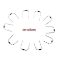 Miniatyrbilde 3 av 5: 100 stk 10 verdier Likretterdiode Assortert Kit Set 1n4001