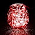 Miniatyrbild 3 av 5: Hög Effektiv 10m 100 LED 3AA Batteri Silver Wire String Light