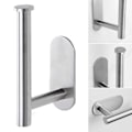 Miniatyrbillede 3 af 5: Køkkenrullepapir Væghængt Toiletpapirholder Sølv