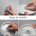 Miniatyrbilde 5 av 5: Sett med 4 kulelager tilpasset for 180 Wheel Robot Pool Cleaner C60, Mål: utvendig 1,1 tommer, innvendig 0,6 tommer