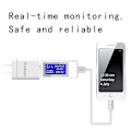 Miniatyrbillede 3 af 5: Usb-tester Digital Voltmeter Strøm Spænding Oplader Kapacitet Detektor Indikator
