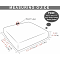Miniatyrbild 4 av 5: Stretchig soffkuddefodral soffkudde möbelskydd soffskydd för soffa enkelsits kuddfodral för stol (1 sits, svart)