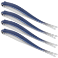 Miniatyrbilde 2 av 5: AR59 4PCS Gaffel Lang Hale Fiske Myk Kunstig Agns 115mm 7g Spraymalt Lures Tackle#4 Blå Rygg