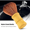 Miniatyrbild 2 av 4: Vinyl Record Cleaning Brush, Turntable Vinyl Record Cleaning Brush Anti-static Lp With Wooden Handles And Carbon Fiber Bristles For Cleaning Lp