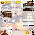 Miniatyrbillede 3 af 4: 2 stk. Halloween silikoneforme, græskar- og spøgelses silikoneforme, DIY-kager