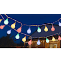 Miniatyrbild 3 av 5: Färgglada utomhuslampor, 12M 100 LED, julgransbelysning för festträdgård balkong och inomhus, jul, barnrum, fest,