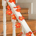 Miniatyrbild 3 av 4: Fall Lönnlöv Garland Fe-ljus Vattentät Slinga Ljus För Thanksgiving Halloween Dekor