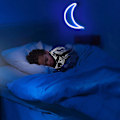 Miniatyrbild 5 av 5: 2023 - Varmvit mån neon skylt konst väggdekor USB batteridriven neon skylt nattlampa