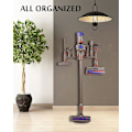 Miniatyrbilde 4 av 4: 25x8x10cm veggmontert tilbehørsstativ for Dyson V15 V12 V11 V10 V8 V7 støvsuger (10 oppbevaringsplasser, 2-pakning)
