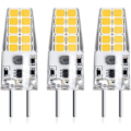 Miniatyrbillede 1 af 5: 3 stk. 3w 12v G6.35 LED-pære T3 / T4 / T5 hætte G6.35 / Gy6.35 sokkel varm hvid 3000k erstatning for 30w halogenpære til underskabsbelysning skrivebord