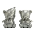 Miniatyrbillede 1 af 5: Baby Tænder Keepsake Box i Zinklegering - Bjørn Form - Udsøgt Udskæring - Souvenir Holder - Tandbeskytter til Børn og Småbørn