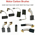 Miniatyrbild 5 av 5: Set med 2 kolborstar för extra elektrisk motor 6,5 mm x 13,5 mm x 18 mm. skulpterad