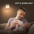 Miniatyrbillede 4 af 5: Led natlys [2-pak], Plug Play dæmpbar elektrisk stikkontakt natlys med bevægelses- og lyssensor, varmt hvidt natlampe til børns soveværelse, køkken S