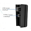 Miniatyrbild 3 av 5: Adapter Typ C Expansionsladdare 5 Port Usb Hub Dataöverföring Kompatibel För Ps5 (1st, Svart)