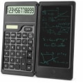 Miniatyrbild 1 av 5: Kalkylator, 12-siffrig miniräknare, enkel kontorskalkylator, hopfällbar skrivbordsräknare för batteridrift