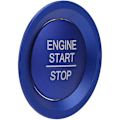 Miniatyrbild 4 av 5: Motor tändning start stopp knapp täckring ersättning blå för Honda Fit ny 4:e generation 2021