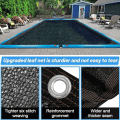 Miniatyrbild 2 av 5: Lövnätsskydd för rektangulär pool ovan mark poolskydd skyddar mot fallna löv och skräp utomhus 3x5m (10x16,4ft)