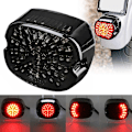 Pikkukuva 1 / 4: Led-takavalo moottoripyörään, Plug and Play -jarru, vilkku, takavalot Sportster Dyna Electra Glide Road Touring Softail -malleihin（WM-HT10-B）