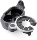 Plastisk koppholder for bil til Benz SMART W451 midtkonsoll, svart